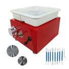 Mini Torno Elétrico Giratório para Cerâmica Pintura e Modelagem Bivolt 30w Mini Torno Elétrico Giratório para Cerâmica Pintura e Modelagem Bivolt 30w