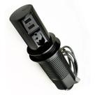 Mini Torre Totem Automatico 1 Tomada 10a 2 Usb - Preto