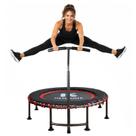 Mini Trampolim K KENSONE 122 cm com cordas elásticas, capacidade 250 kg, barra de apoio