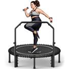 Mini trampolim rebounder BCAN 48" com guidão ajustável