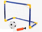 Mini Trave Gol Futebol Infantil Com Bola E Bomba De Ar 76cm