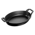 Mini Travessa Oval Preta em Ferro Fundido 15 cm - Staub