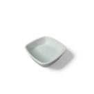 Mini Travessa Quadrada Em Porcelana Branca Capacidade 55mL