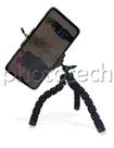 Mini Tripé Flexível Para Celular Tipo Polvo Com Suporte Preto