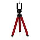 Mini Tripé Flexível Para Celular Vermelho