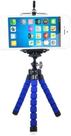 Mini Tripé Flexível Portátil C/Suporte Adaptador Celular TRIPE