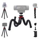 Mini tripé NexiGo Flexível para Câmera/Telefone/Webcam preto
