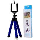 Mini Tripé para Celular Flexível e Emborrachado 18 cm Azul - Genérico Mini Tripé para Celular Flexível e Emborrachado 18 cm Azul - Genérico