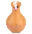 Mini Umidificador Aromatizador Vaso Ambientes Usb Tipo Madeira