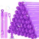 Mini varinhas de bolha rosa Shappy, 100 unidades, roxas, 10,6 cm