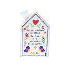 Mini Vaso Casinha Netos alegria em MDF - Branca 10x6X3cm