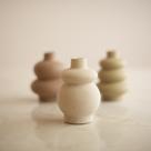 Mini Vaso Cerâmico Bege