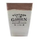 Mini Vaso De Planta Cachepot Estampado Decorado 16cm