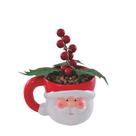 Mini Vaso De Planta Decorativa Artificial 9.5X8X15CM Natal
