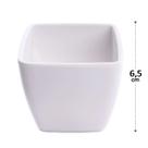 Mini vaso decorativo de plastico 6,5cm - branco