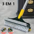 Mini Vassoura 3 Em 1 Rodo Gap Limpeza Esfregão Mop Limpa Mini Vassoura 3 Em 1 Rodo Gap Limpeza Esfregão Mop Limpa