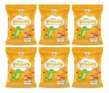 Mini Veggies Snack Grão De Bico E Cenoura 6x18g Nhami Mami