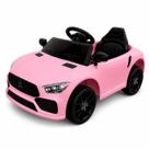 Mini Veículo Elétrico Infantil X9 Carrinho 12V Rosa com Controle Remoto Som e Luz