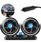 Mini Ventilador Carro Automotivo Portatil 12v Ponta Material Das Pás Plástico Cor Das Pás Preto Cor Da Estrutura Preto Diâmetro 12 Cm Voltagem 12v