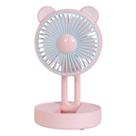 Mini Ventilador de Mesa Portátil Dobrável USB Ursinho Mini Ventilador de Mesa Portátil Dobrável USB Ursinho