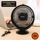 Mini Ventilador de Mesa Redondo Portátil Prático Compacto Leve com Cabo USB Preta