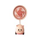 Mini Ventilador Infantil Com Suporte Para Lapis e Apontador