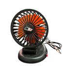 Mini Ventilador Mesa Carro Caminhão Portatil 12/24V Gira 360