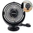 Mini Ventilador Mesa Redondo Portátil Cabo USB Preto Escritorio Estudo Compacto Silencioso Viagens Mini Ventilador Mesa Redondo Portátil Cabo USB Preto Escritorio Estudo Compacto Silencioso Viagens