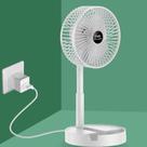 Mini Ventilador Mesa Telescópico Dobrável Silencioso USB