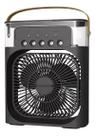 Mini Ventilador Portátil Climatizador e Umidificador De Ar (Cor Preto) Mini Ventilador Portátil Climatizador e Umidificador De Ar (Cor Preto)