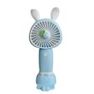 Mini Ventilador Portátil com Cordão e Base Cores Sortidas