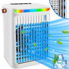 Mini Ventilador Portátil de Ar Condicionado LGTLQT 5 em 1 - Branco