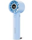 Mini ventilador portátil Gaiatop de 3 velocidades com display de alimentação azul