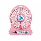 Mini Ventilador Portátil Recarregável Com 3 Velocidades Frescor Compacto Para Qualquer Lugar Rosa