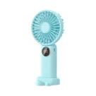 Mini Ventilador Portátil Recarregável USB Com Display Digital Para Escritório E Estudantes