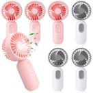 Mini ventilador portátil Rossesay Handheld 3 velocidades USB recarregável