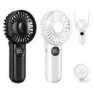 Mini ventilador portátil Xigmer, pacote com 2 unidades com cordão