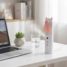 Mini Ventilador Pulverizador Umidificador 2 Em 1 Usb Portáti