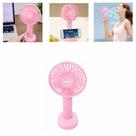 Mini Ventilador Rosa Portátil USB Recarregável 3 Velocidades