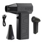 Mini Ventilador Soprador Turbo Jet Fan 130.000 RPM Sem Fio 3 Velocidades Bateria Recarregavel USB Potente Limpeza Acende Fogo Churrasqueira Limpa Comp