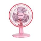 Mini Ventilador Turbo Ventimais 20cm 2 Velocidades Rosa e Prata 110V