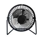 Mini Ventilador USB de Mesa Articulável - Preto Metal 904