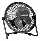 Mini Ventilador Usb De Mesa Premium Potente E Silencioso Cor da estrutura Preto Diâmetro 14.9 cm Material das pás Alumínio Quantidade de pás 4