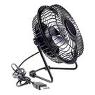 Mini Ventilador Usb De Mesa Premium Potente E Silencioso Estrutura Preto