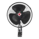 Mini Ventilador Veicular 12v 8'' 20cm Carro Caminhão Preto