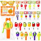 Mini Ventiladores Portátiles Kittmip con Set de 24 Tarjetas Diseño de Frutas