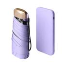 Mini Vinil Folding Pocket Umbrella, Proteção UV Ultravioleta, Sombra Do Sol, Pequeno Cápsula Parasol