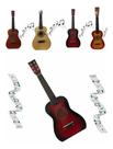 Mini Violão Infantil Acústico de Madeira 6 Cordas para Crianças
