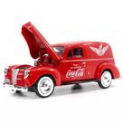Miniatura 1/24 Ford Sedan Cargo Van 1940 Coca Cola Metal