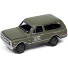 Miniatura - 1:64 - 1969 Chevy Blazer US Navy - Verde - Command Control & Suport - Johnny Lightning - JLML011B